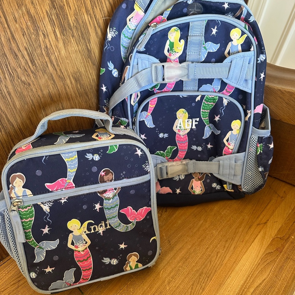 Pottery barn kids Backpack and Lunchbox Set